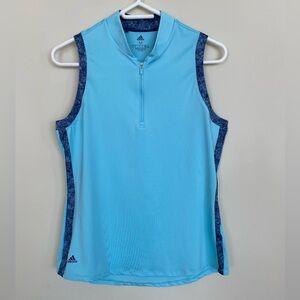 Adidas Light Blue Sleeveless Top, Size M